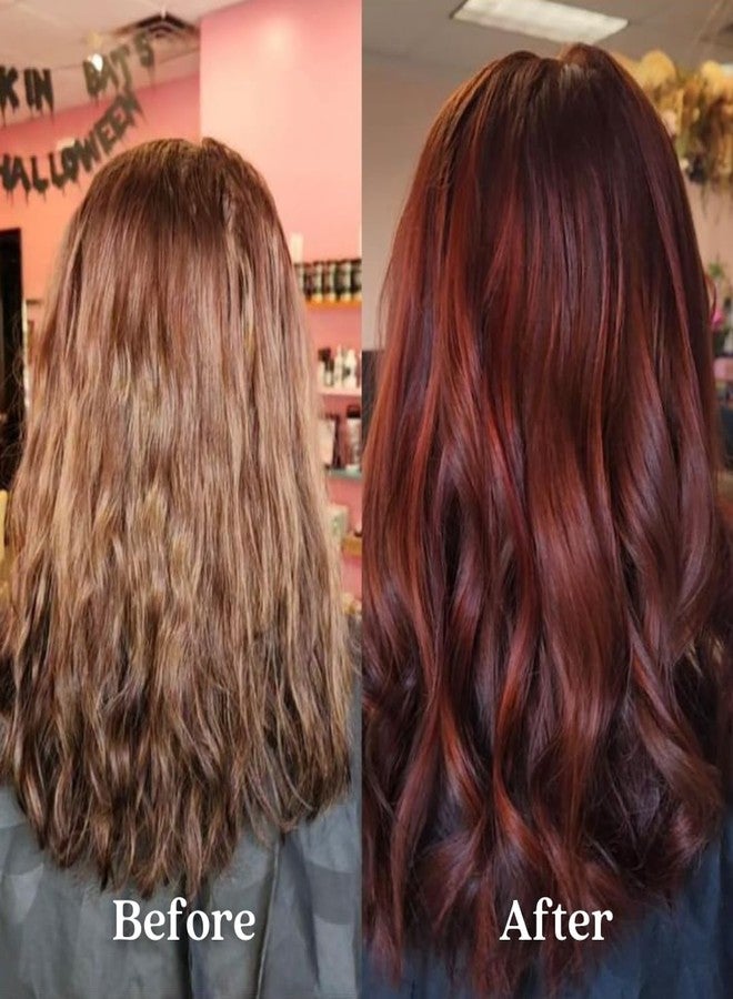 Pallure Color Pigment Refresher Mask, Semi Permanent Hair Color Depositing Conditioner, 8.5 Oz (Copper Brown) - Image 4